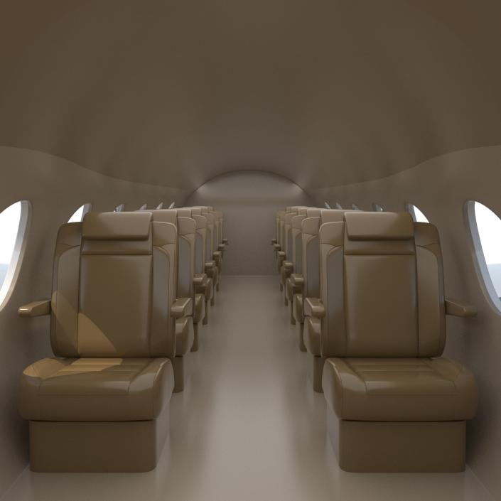 3D model Business Jet Gulfstream G500 2