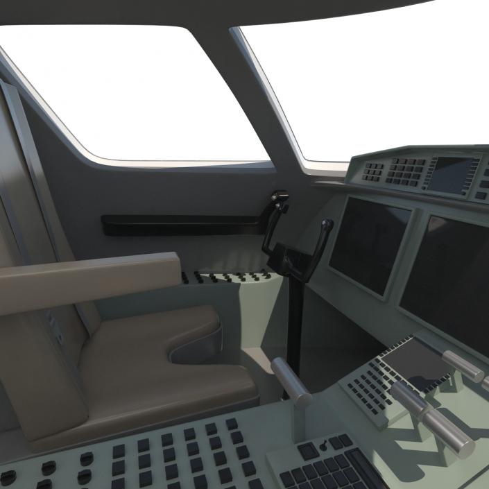 3D model Business Jet Gulfstream G500 2