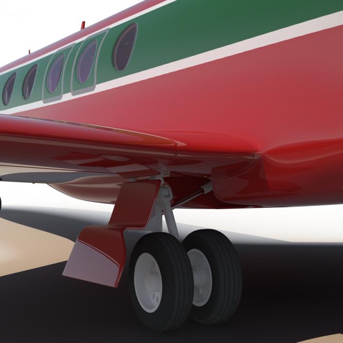 Business Jet Gulfstream G500 2 Rigged 3D