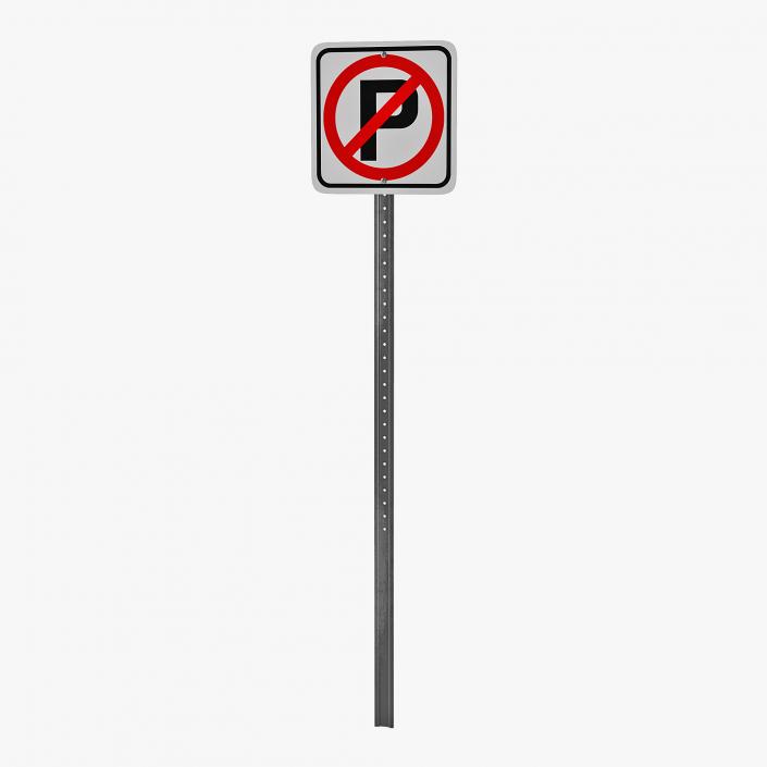 No Parking Sign 2 3D