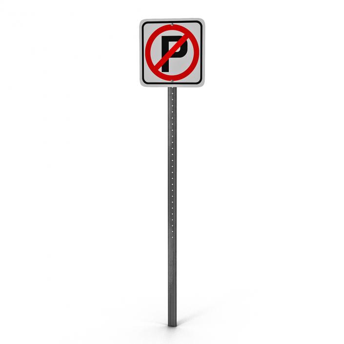 No Parking Sign 2 3D