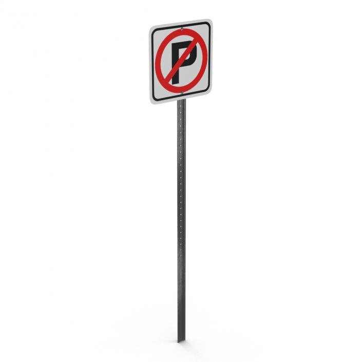 No Parking Sign 2 3D