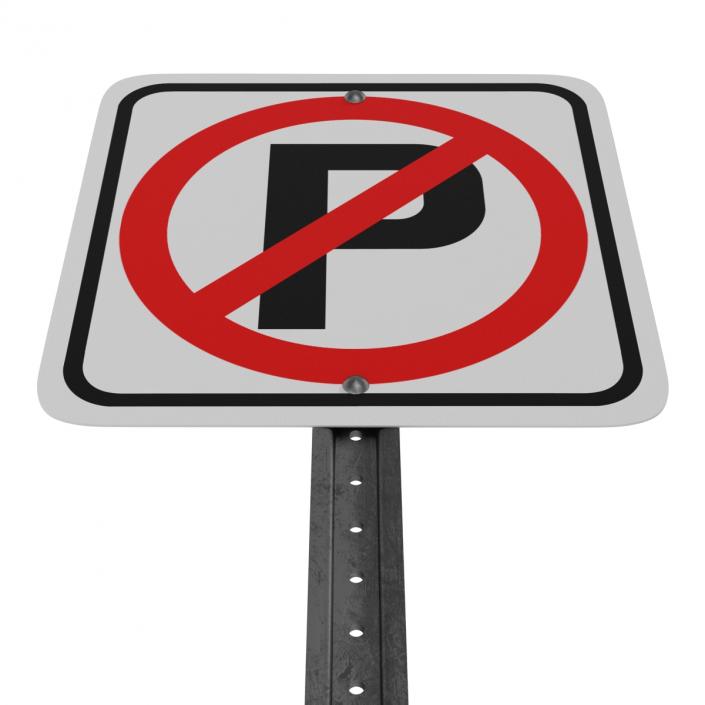 No Parking Sign 2 3D