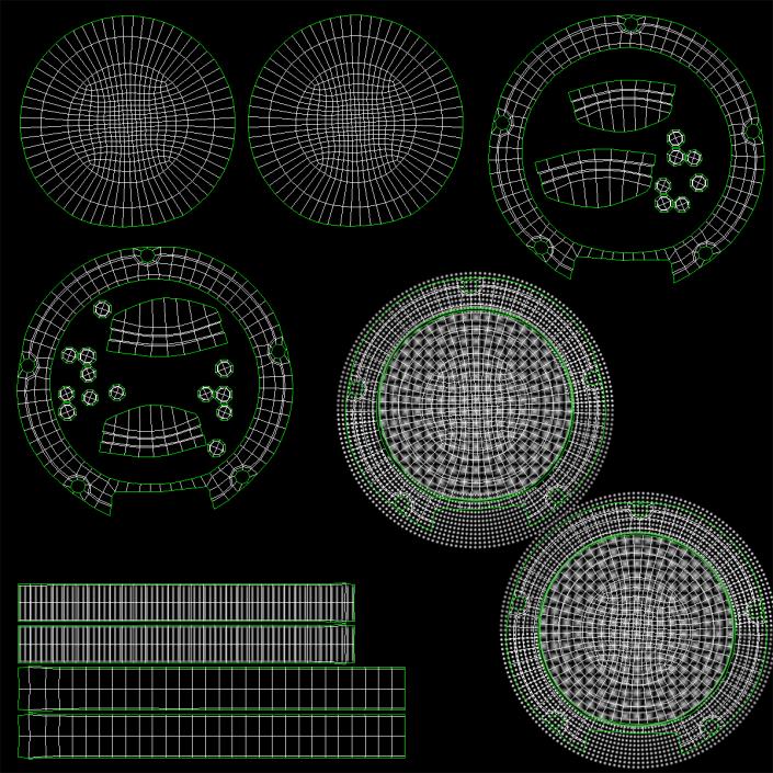 3D model Warning Light 3