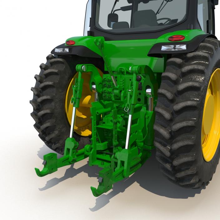 3D Tractor John Deere 8335R Rigged