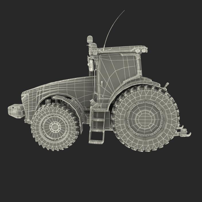 3D Tractor John Deere 8335R Rigged