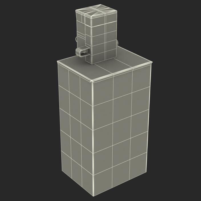 3D Classic Newspaper Box Gray