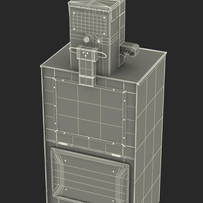 3D Classic Newspaper Box Gray