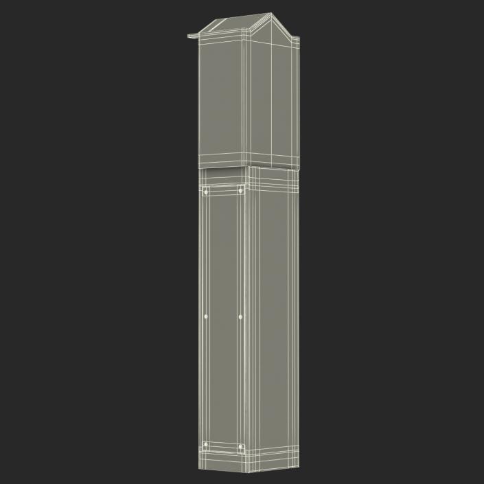 3D New York Fire and Police Call Box model