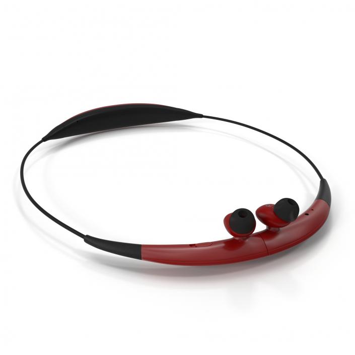 3D Bluetooth Headset Samsung Gear Circle Folded Red model