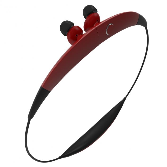 3D Bluetooth Headset Samsung Gear Circle Folded Red model