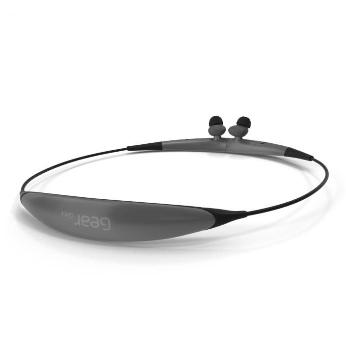 3D Bluetooth Headset Samsung Gear Circle Folded Silver