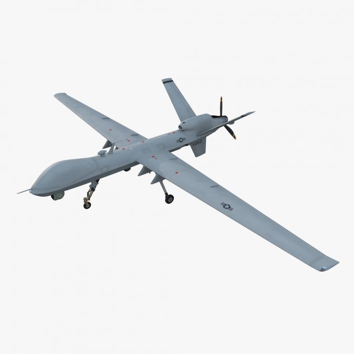 3D Unmanned Combat Air Vehicle MQ 9 Reaper UAV model