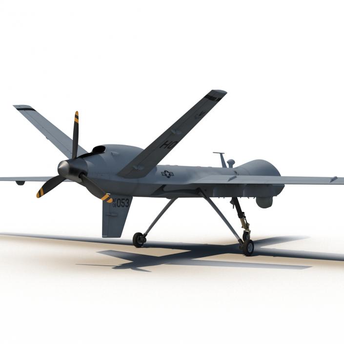 3D Unmanned Combat Air Vehicle MQ 9 Reaper UAV model