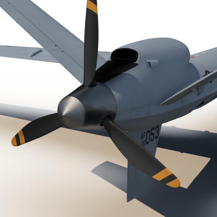 3D Unmanned Combat Air Vehicle MQ 9 Reaper UAV model