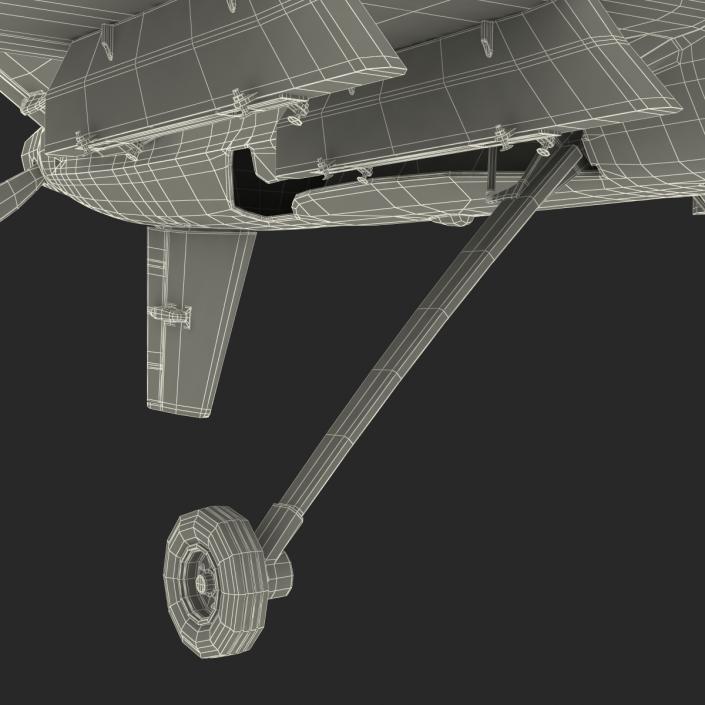 3D Unmanned Combat Air Vehicle MQ 9 Reaper UAV model