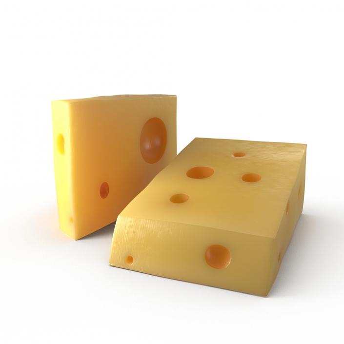 Cheese Wedge 3 3D model