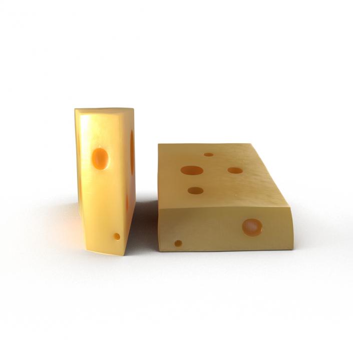 Cheese Wedge 3 3D model