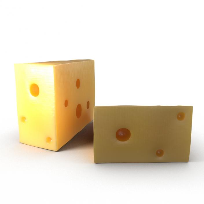 Cheese Wedge 3 3D model