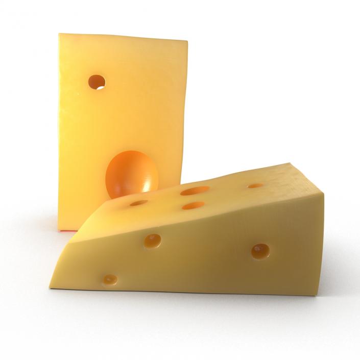 Cheese Wedge 3 3D model