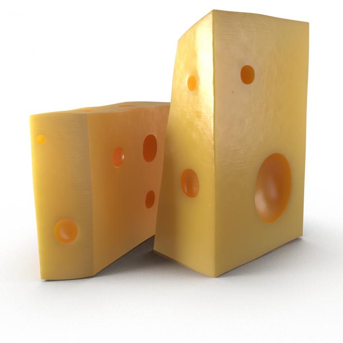 Cheese Wedge 3 3D model