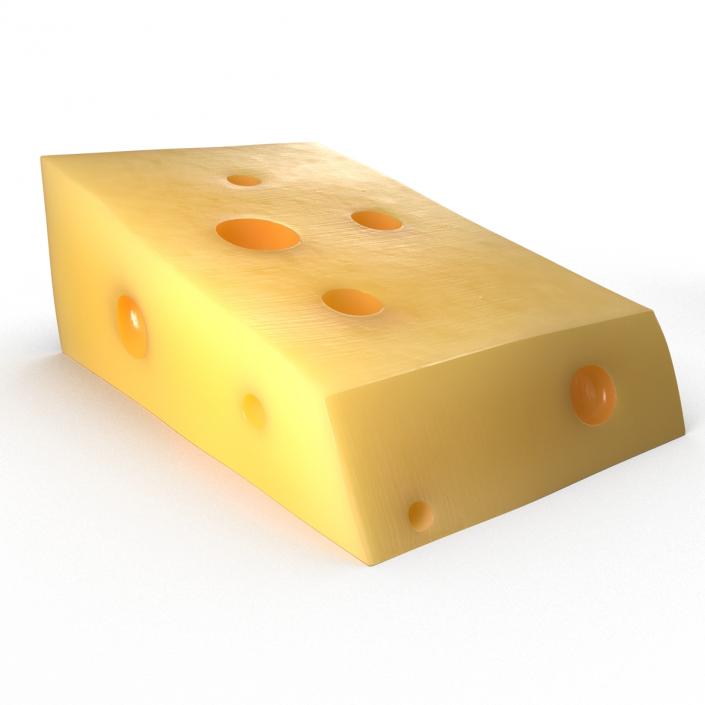 Cheese Wedge 3 3D model