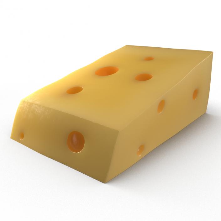 Cheese Wedge 3 3D model