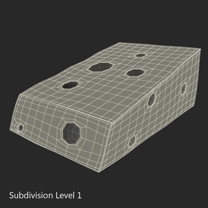 Cheese Wedge 3 3D model