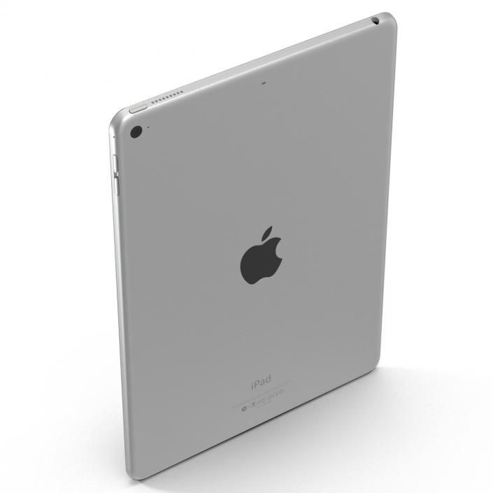 3D model iPad Pro Silver