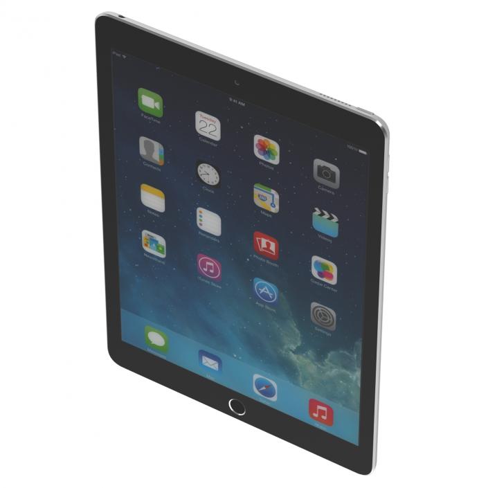 3D model iPad Pro Silver