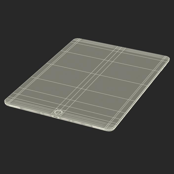 3D model iPad Pro Silver