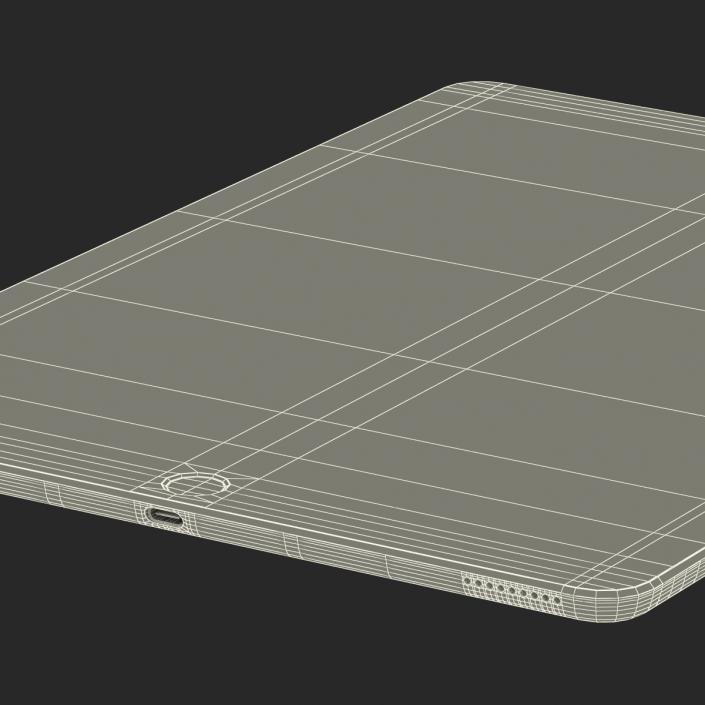 3D model iPad Pro Silver