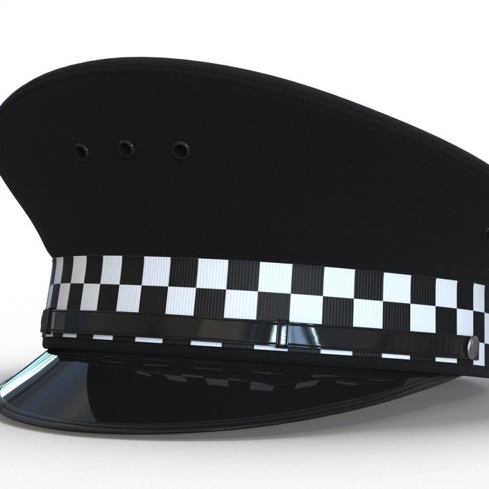 3D model Uk Police Cap 3