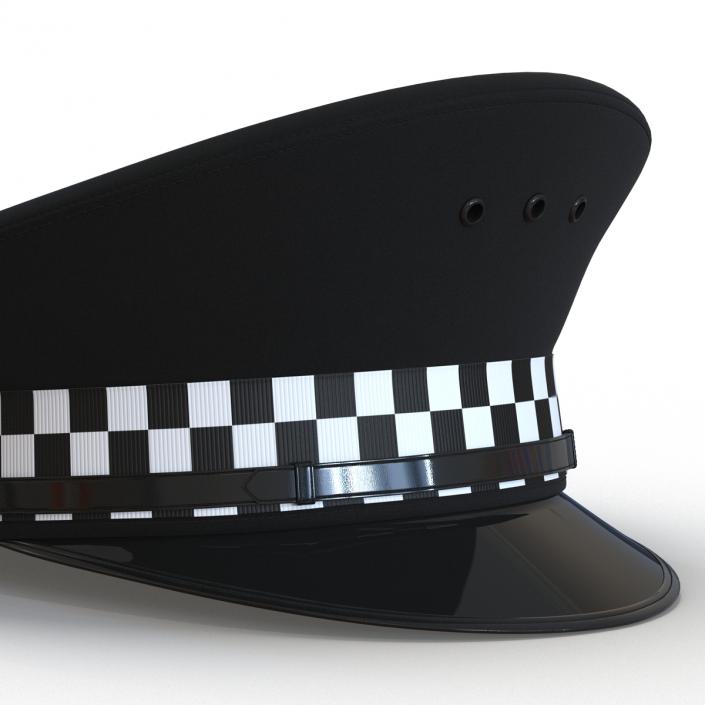 3D model Uk Police Cap 3