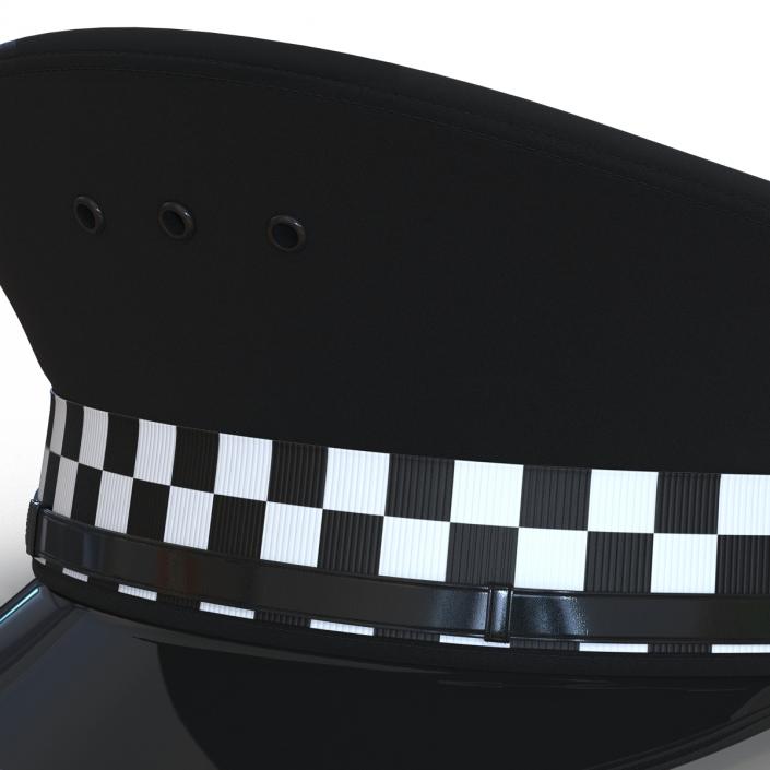 3D model Uk Police Cap 3