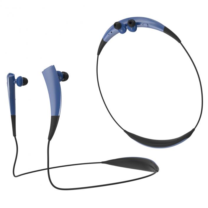 3D Bluetooth Headset Samsung Gear Circle Blue Set