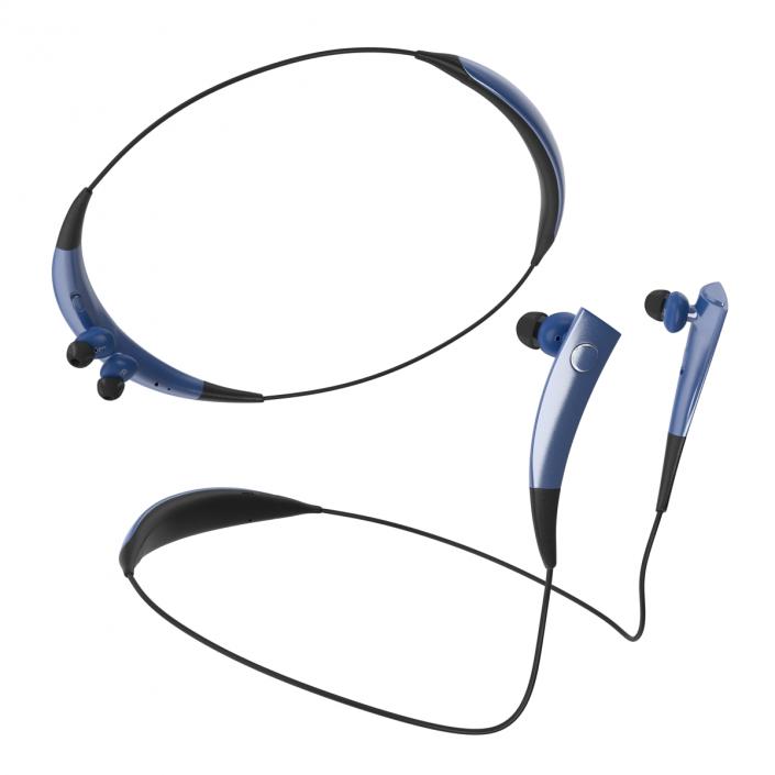 3D Bluetooth Headset Samsung Gear Circle Blue Set