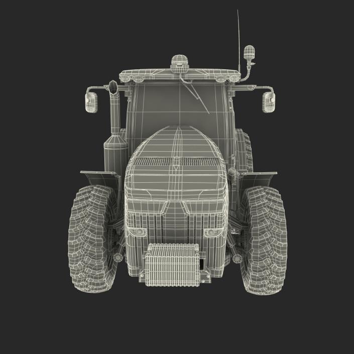 Tractor Generic 2 Rigged 3D model