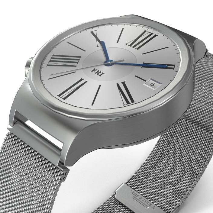 3D model Huawei Watch 3 Metal Band