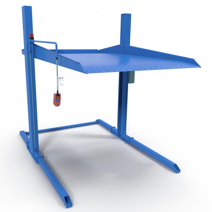 3D model Two Post Parking Car Lift