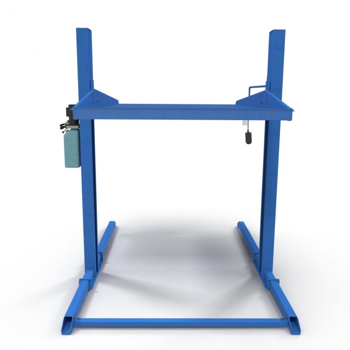 3D model Two Post Parking Car Lift