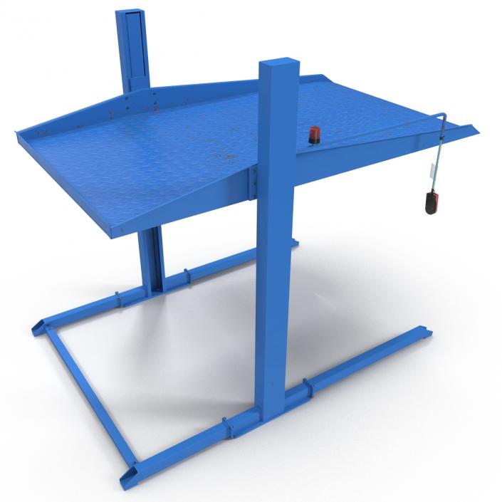 3D model Two Post Parking Car Lift