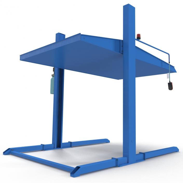 3D model Two Post Parking Car Lift