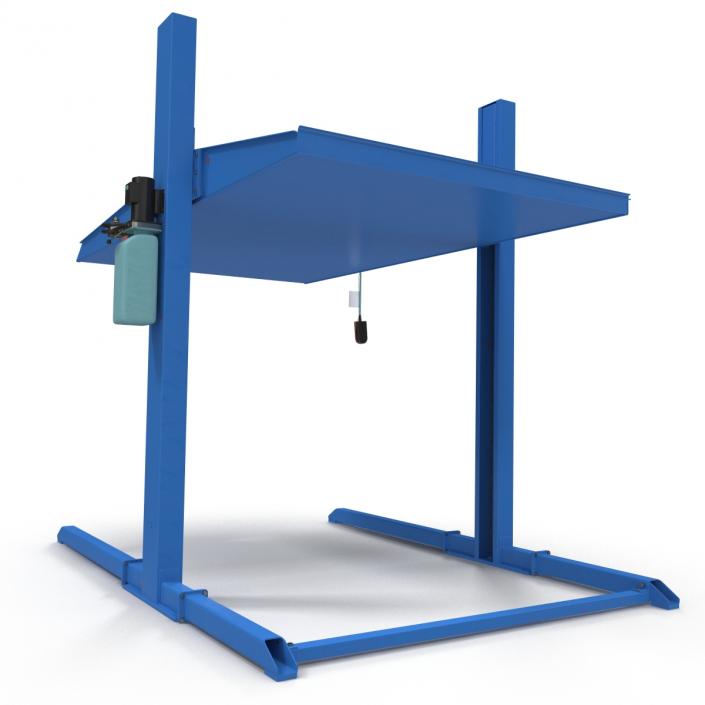 3D model Two Post Parking Car Lift