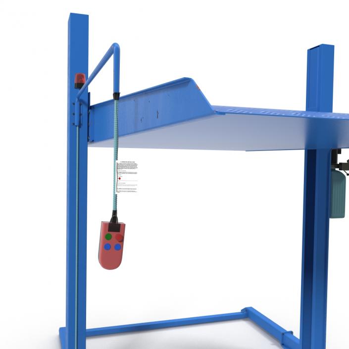 3D model Two Post Parking Car Lift