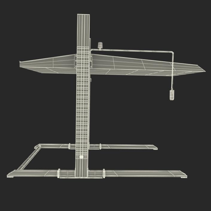 3D model Two Post Parking Car Lift