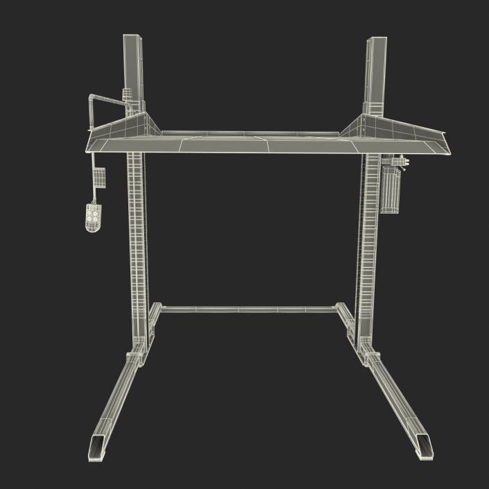 3D model Two Post Parking Car Lift