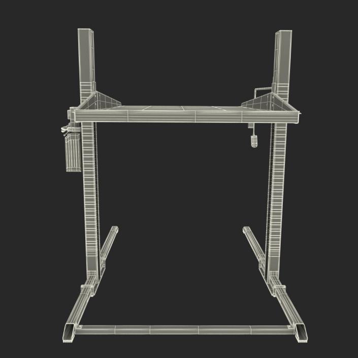 3D model Two Post Parking Car Lift