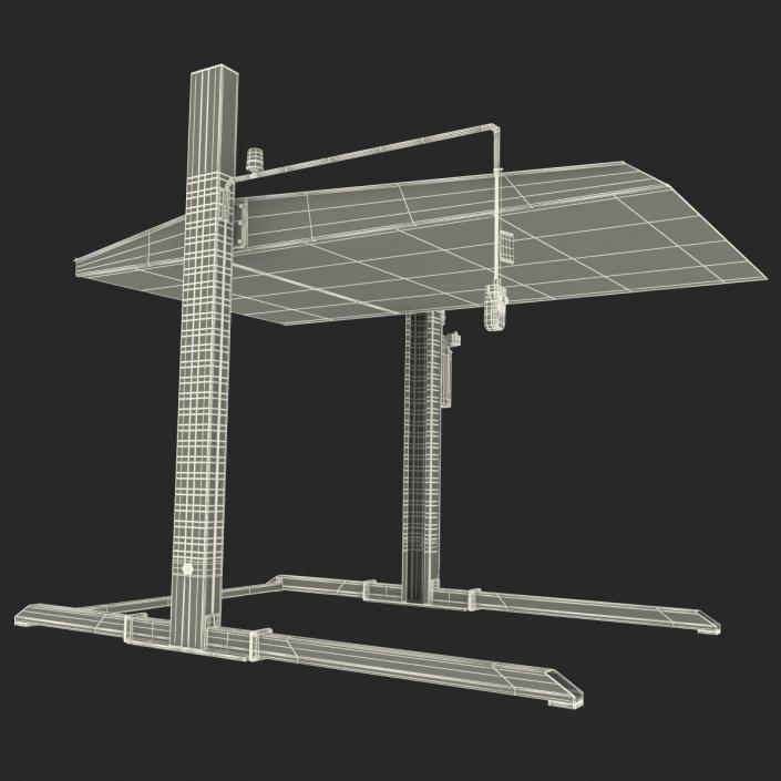 3D model Two Post Parking Car Lift