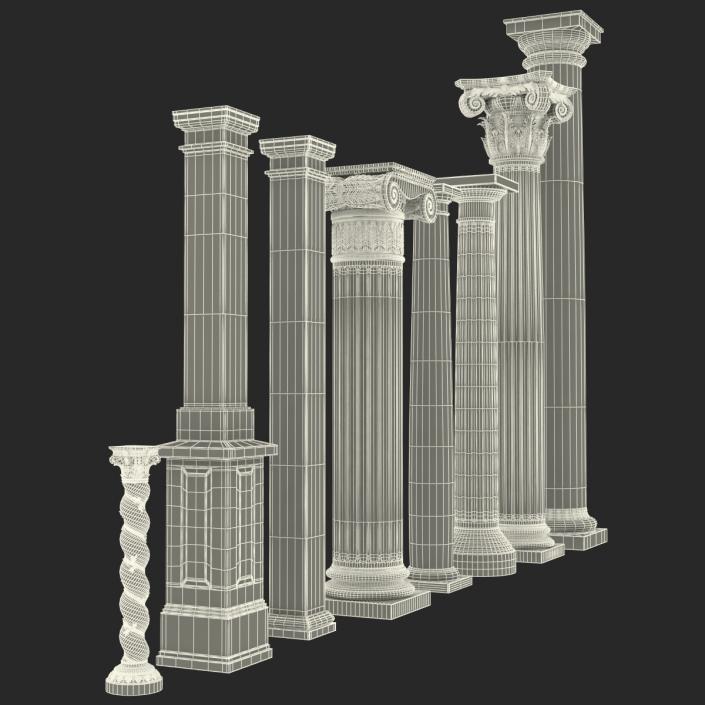 3D model Columns Collection 2